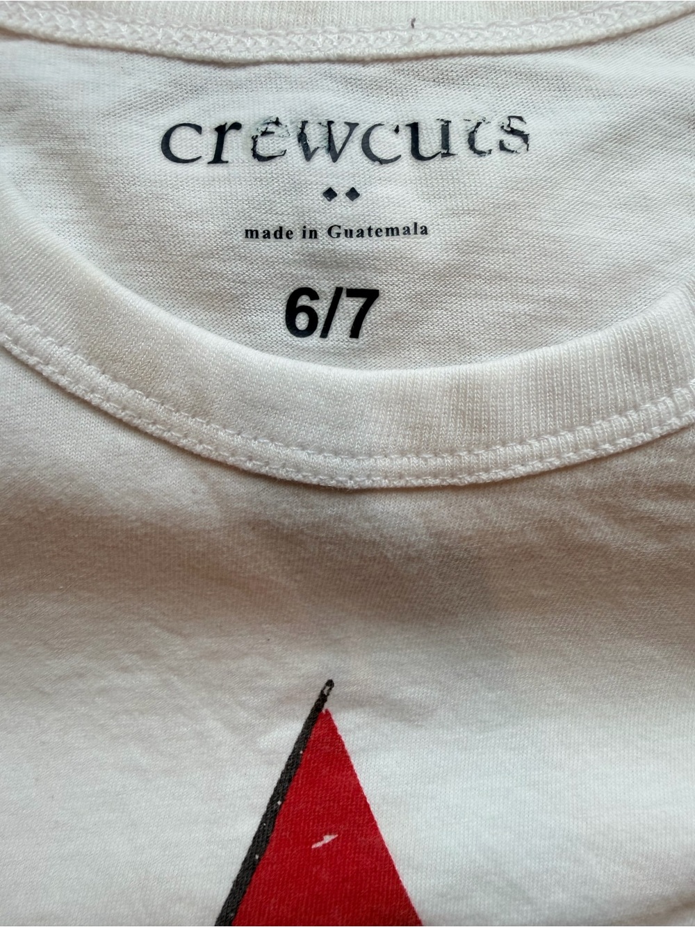 3 Crewcuts Boys' White Sailboat, Grey Stripes, Blue Stripes Size 6-7 - Picture 8 of 9